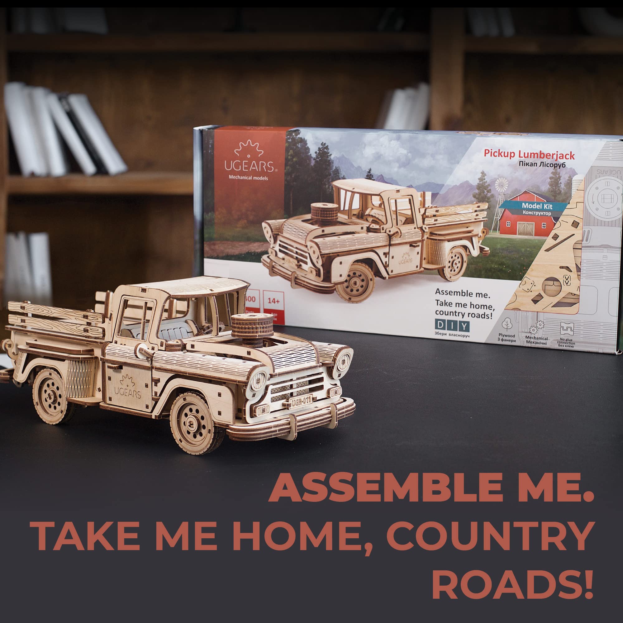 Amazon.com: UGEARS Wooden 3D Puzzles for Adults - Pickup